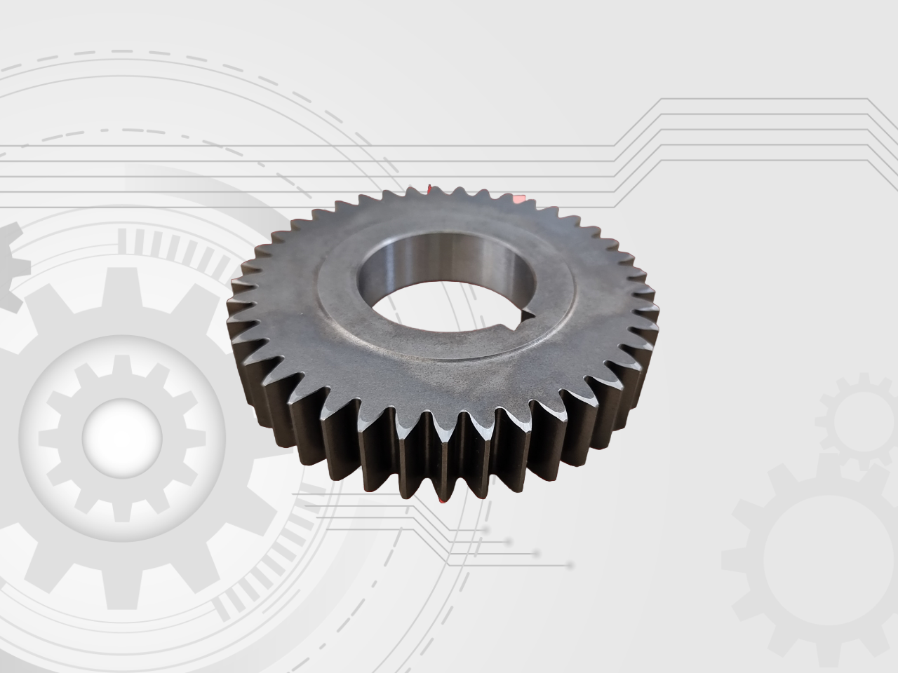Шестерня промежуточного вала КПП 6DS60T JAC N120 6DS50T-1701053 6DS50T1701053