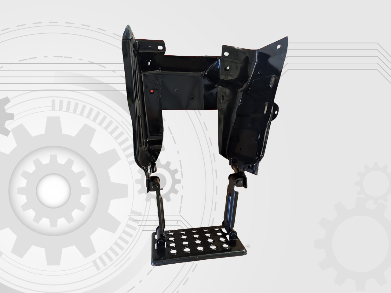 Подножка в сборе левая нижняя JAC N350 8405100Y3AHA