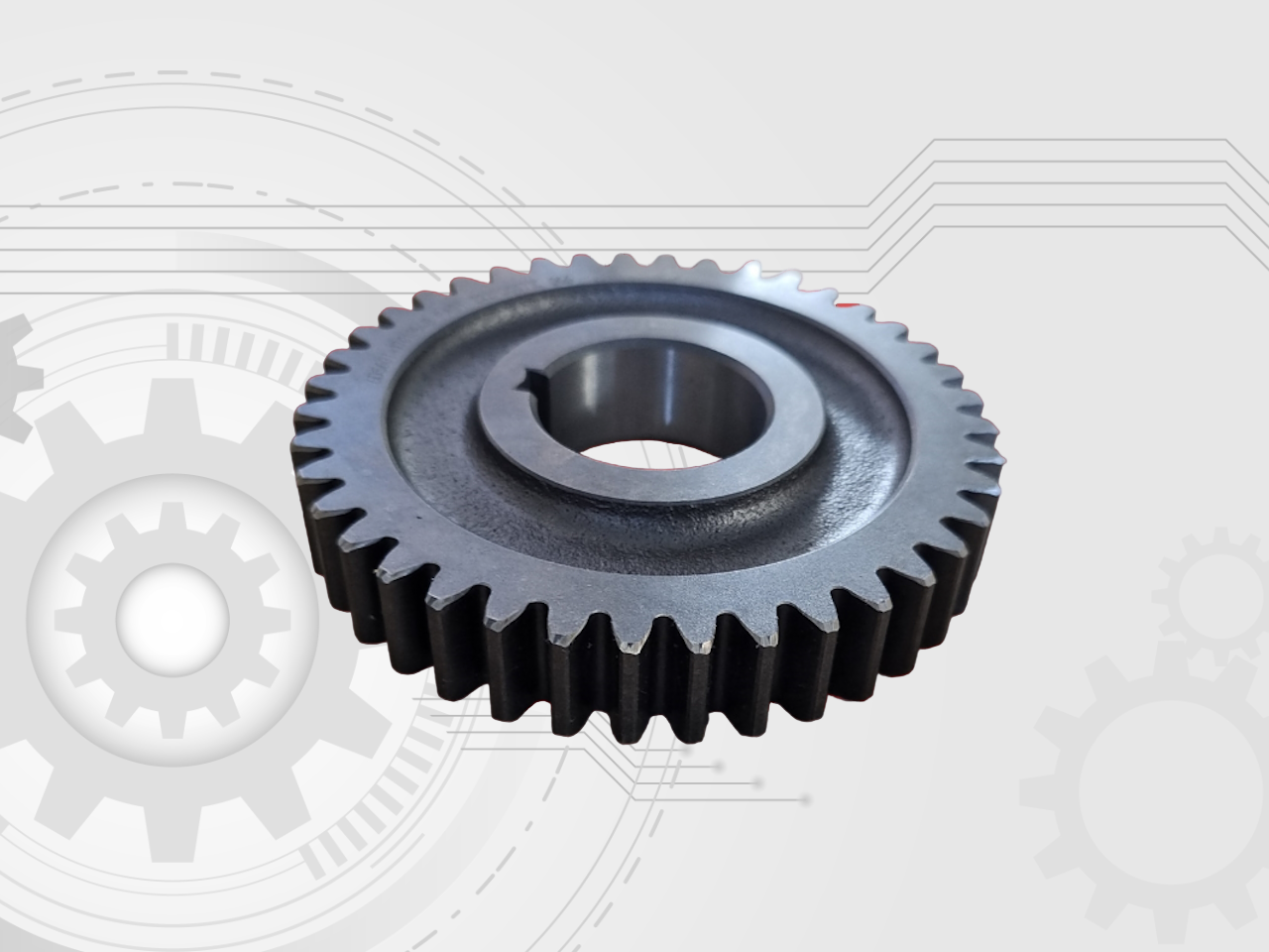 Шестерня промежуточного вала КПП JAC 6DS60T-1701054B 6DS60T1701054B