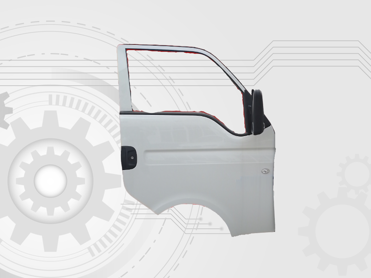 Дверь правая в сборе JAC N25 N35 6100040W5000-WV 6100040W5000WV