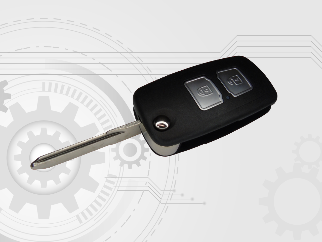 Заготовка ключа замка зажигания с центральным замком JAC N200 N350 81956-Y3B00 81956Y3B00