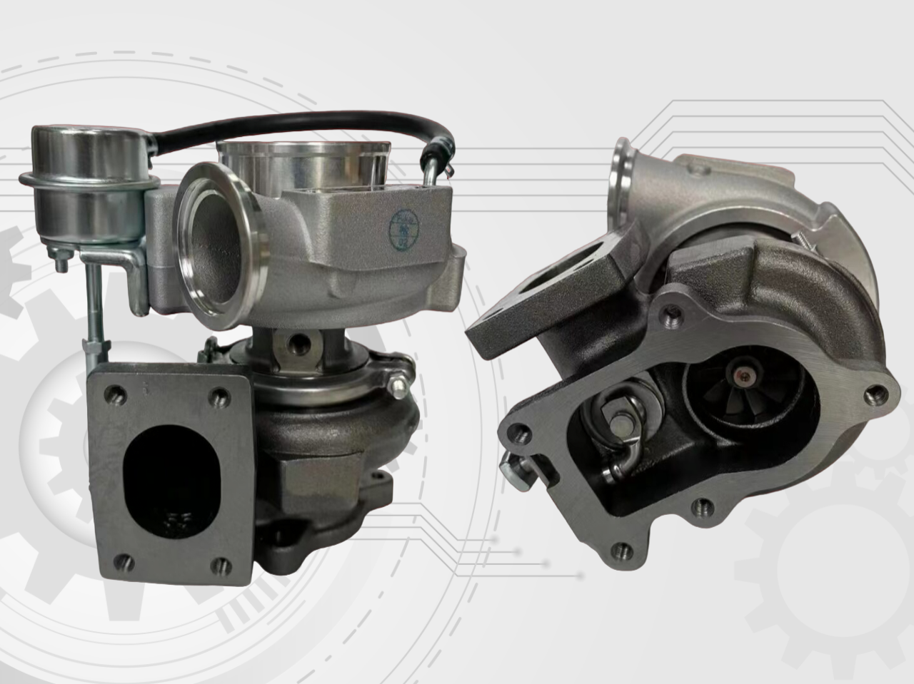 Турбокомпрессор ДВС B4.5EV210 JAC N120X 6323154 6323155