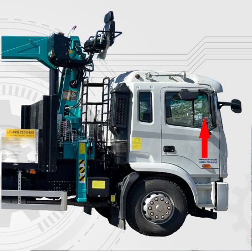 Стекло правое двери обзор зеркал JAC N200 N350 81528-7A010 815287A010